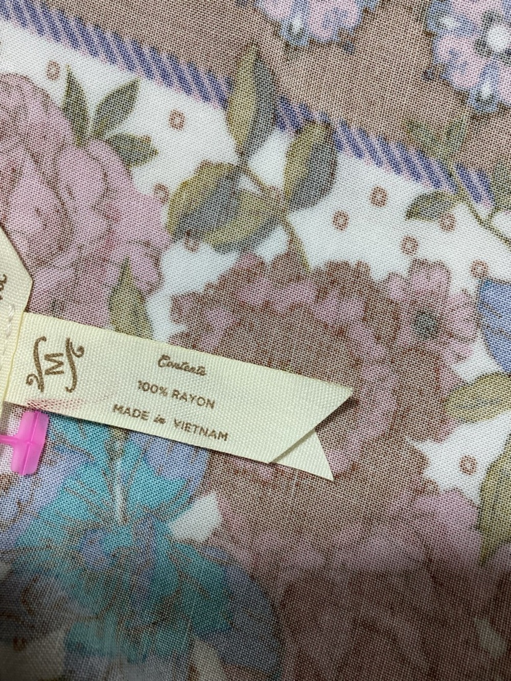 Matilda Jane Just For a Moment Floral V-Neck Midi Dress in Pink, Brown and Teal - Picture 7 of 12